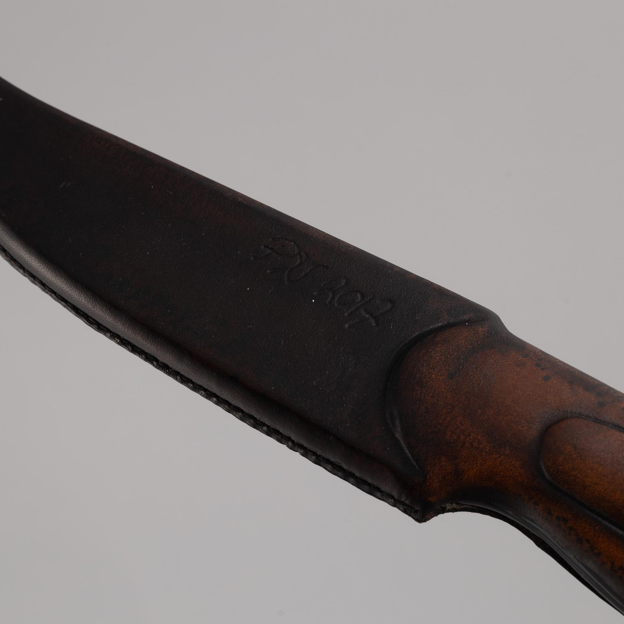 Patrik Nilsson & Mattias Styrefors, knife, "Dragon Knife", signed and dated 2017.