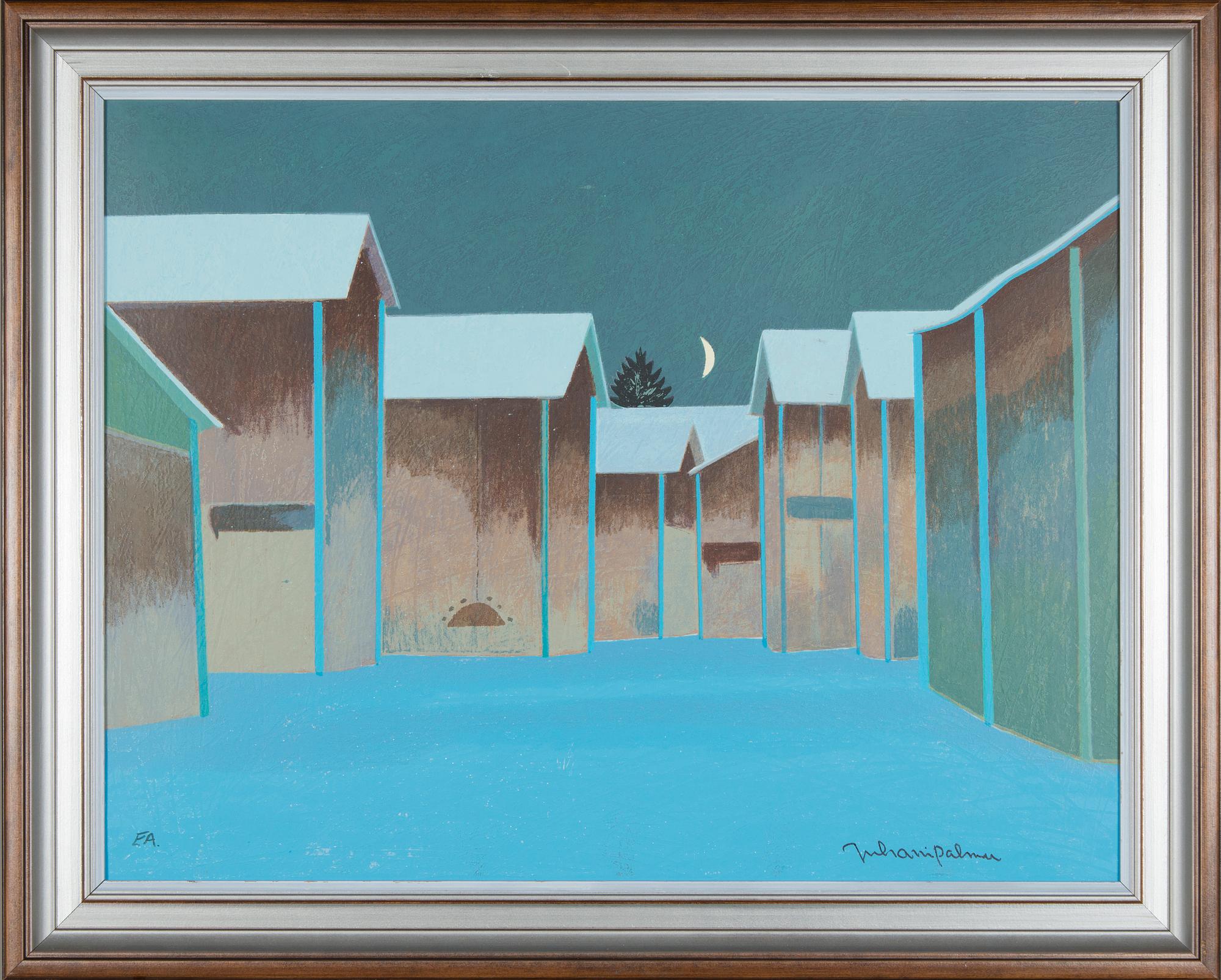 Juhani Palmu, Wintery courtyard view.