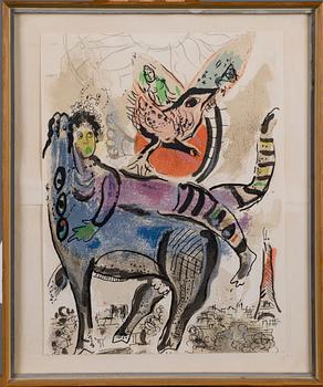 MARC CHAGALL, värilitografia, XXe Siécle, nro 29, 1967.
