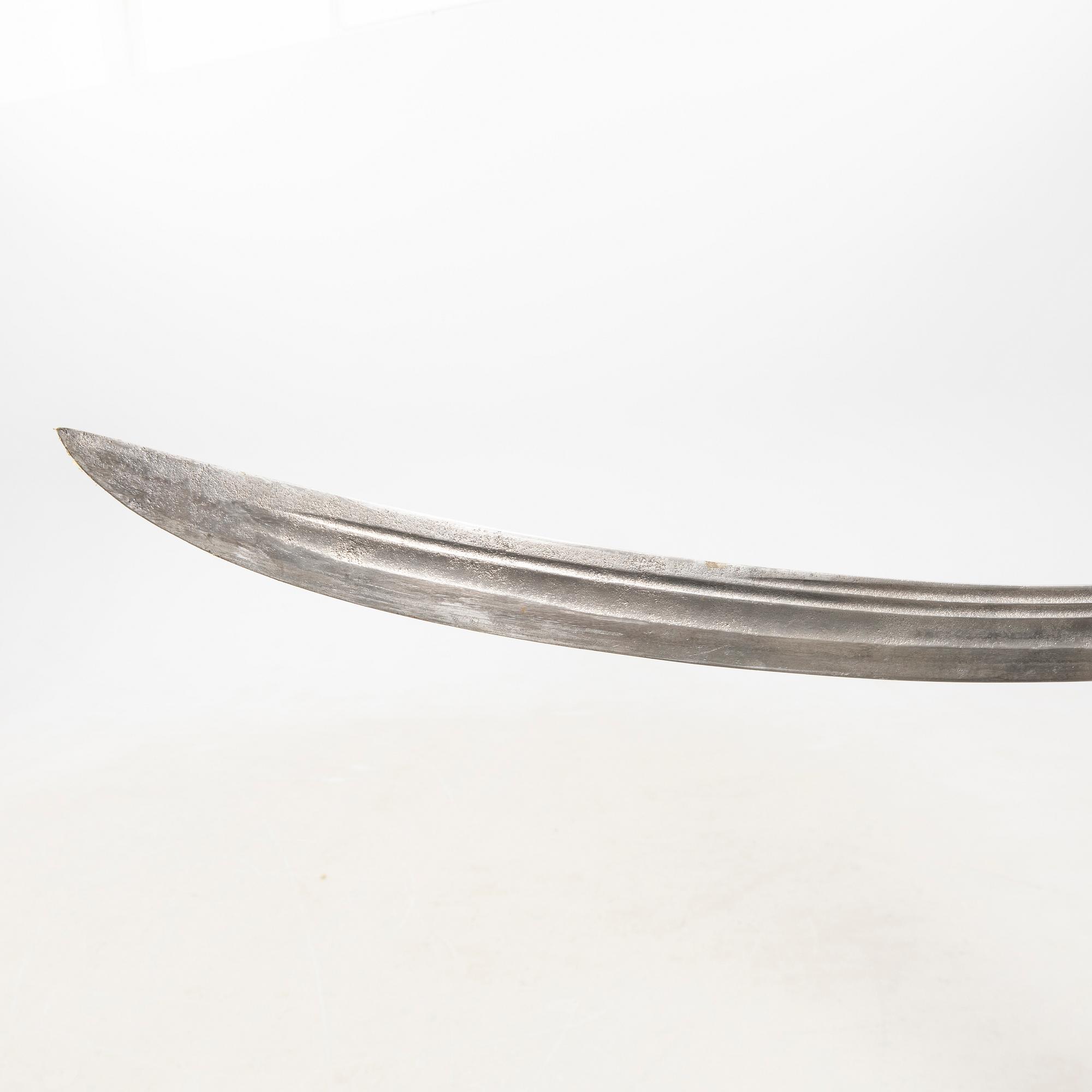 Shamshir, 19th century, possibly Amuzgi Dagestan Caucasus.