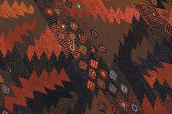 CARPET. "Tånga brun original". Tapestry weave. 259,5 x 188 cm. Signed AB MMF BN.