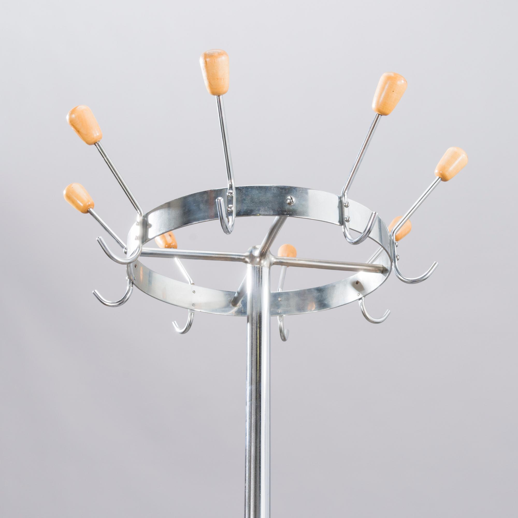 A mid 20th century 'JM-571' coat rack for Merivaara.