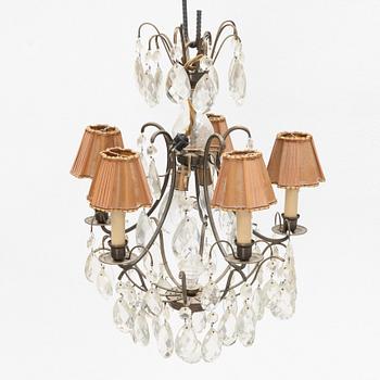 A Rococo style chandelier, first half of the 20th Century.