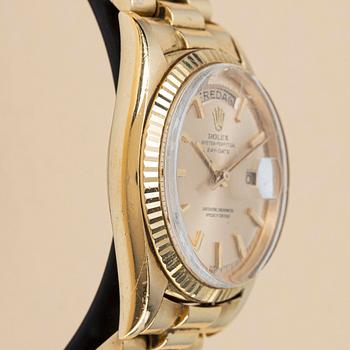 Rolex, Day-Date, "The Three Crowns", "Cal 1555", "Swedish Day", ca 1963.