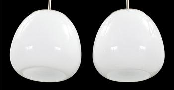 A pair of ceilings from Pukeberg, 1940s. Height ca 46 cm.