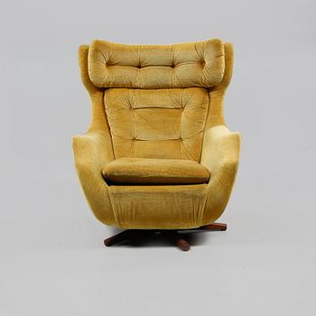 FÅTÖLJ, "Statesman chair", Parker Knoll, 1900-talets andra hälft.