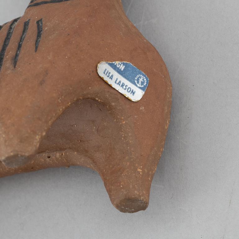 Lisa Larson, figuriner, 2 st, bl.a. "Liten katt", specialutgåva, Gustavsberg.