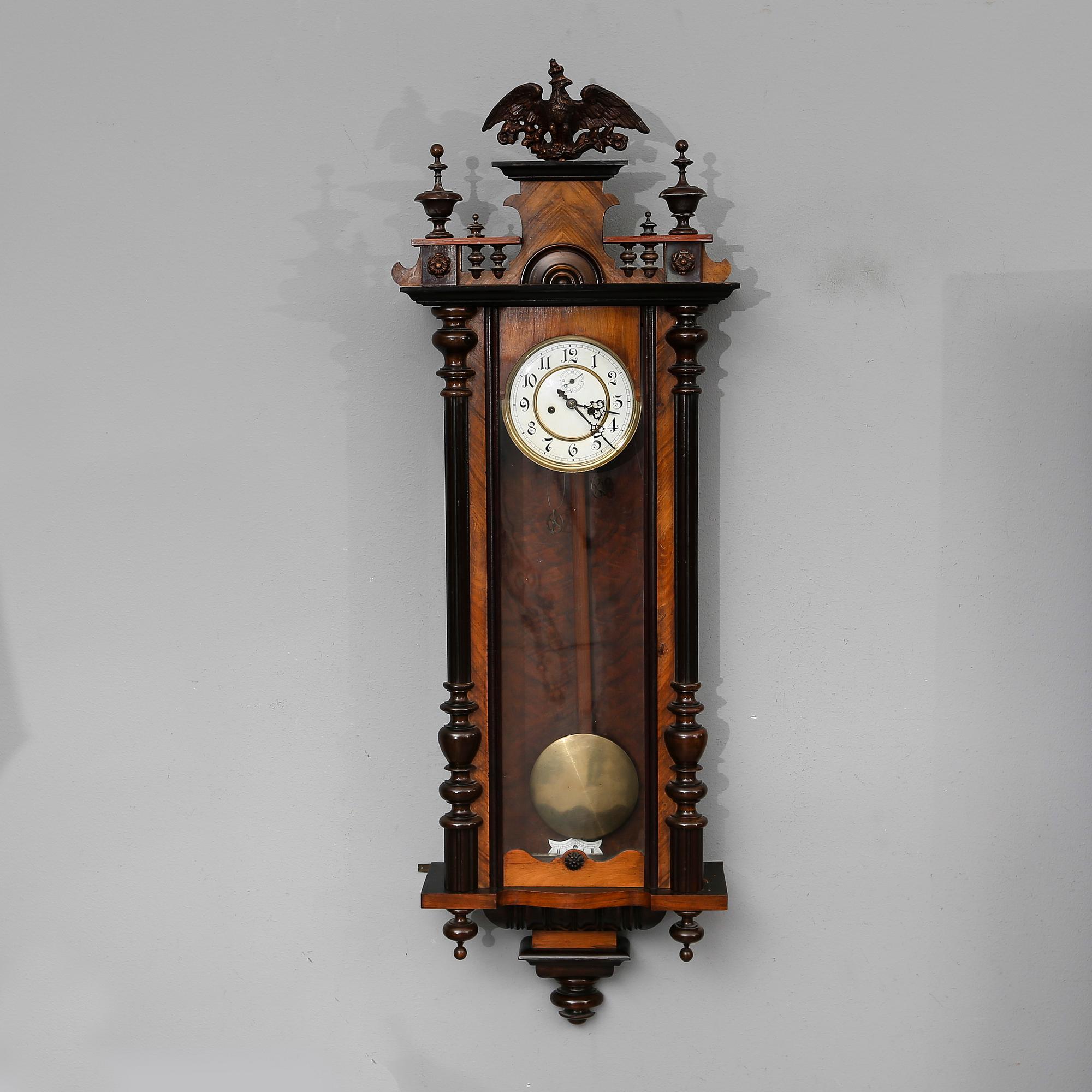 VÄGGPENDYL, sent 1800-tal.