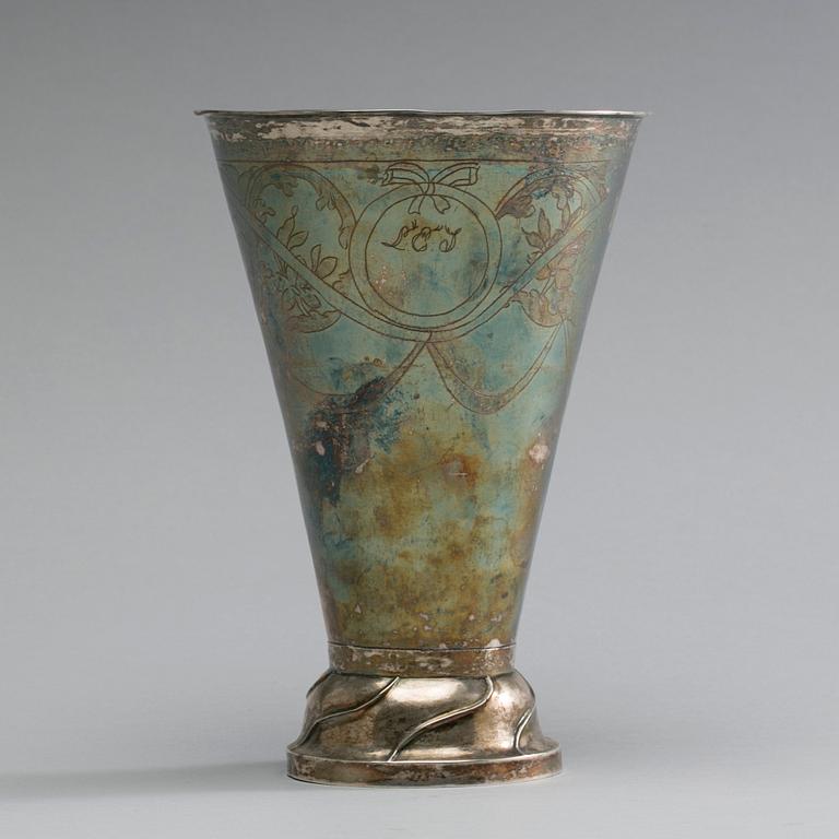 POKAL, silver, Lars Eriksson Stabaeus(1745-1778) Stockholm 1752.