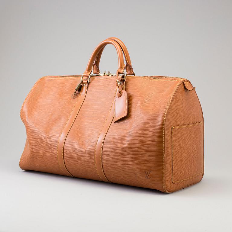 A "Keepall 50 epi" weekendbag by Louis Vuitton.