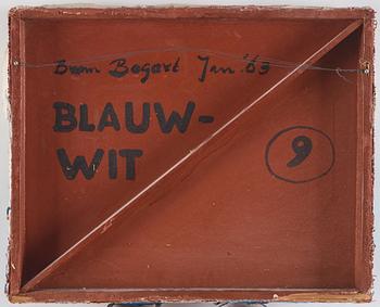 Bram Bogart, "BLAUW-WIT".