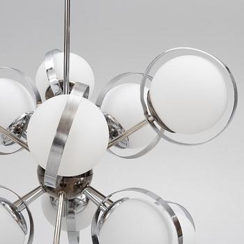 Ceiling lamp, Sputnik model, 1970s.