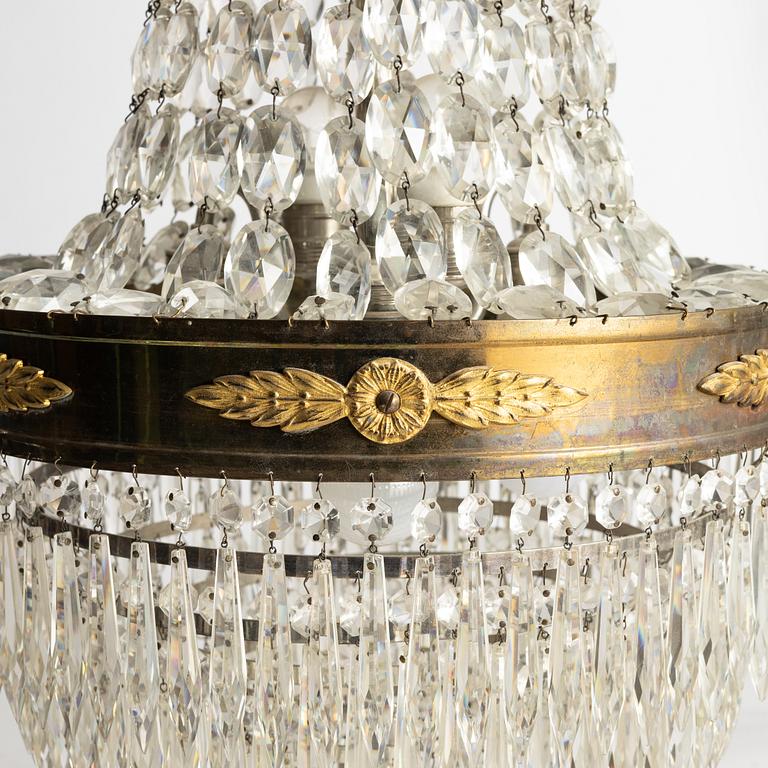 Ljuskrona, empirestil, 1900-tal.