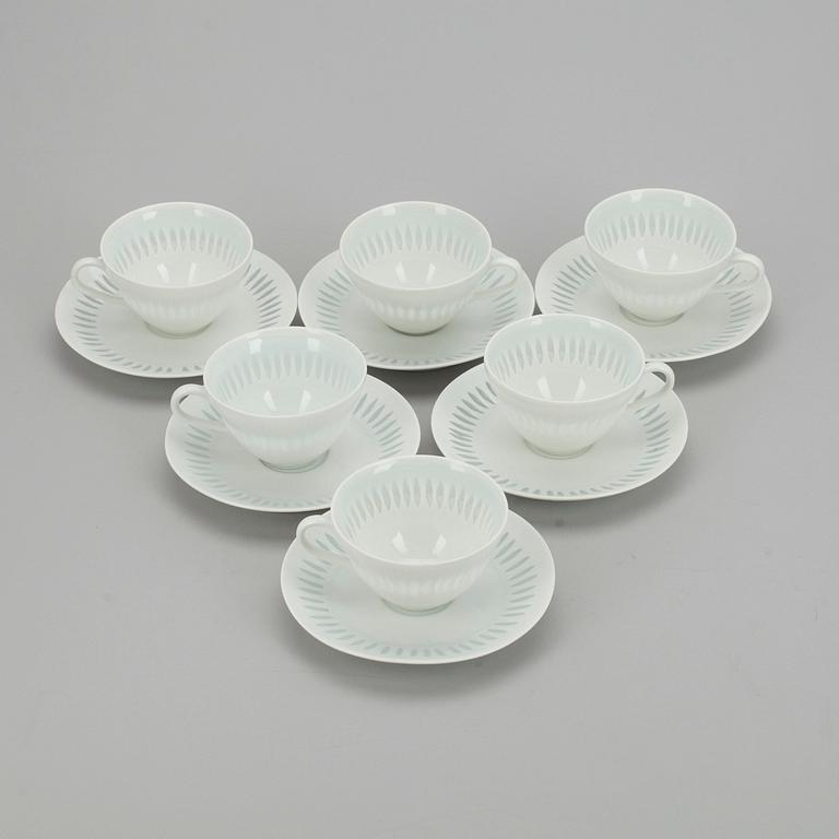 MACKAKOPPAR, 6 st, Arabia Friedl Holzer-Kjellberg, 1900-talets senare hälft.