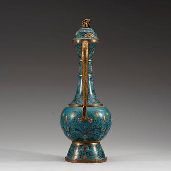 KANNA, cloisonné. Qing dynastin, sekelskifte 1900.