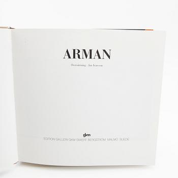 Art books 6 pcs; 3 x Arman, 2 x Wunderlich, 1 x Cesar (signed).