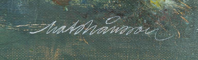 Mats Månsson,  olja på duk signerad.