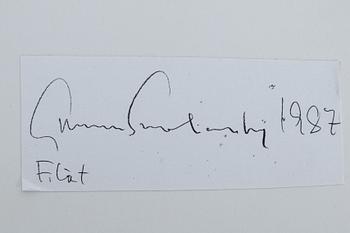 Gunnar Smoliansky, photograph signed verso.