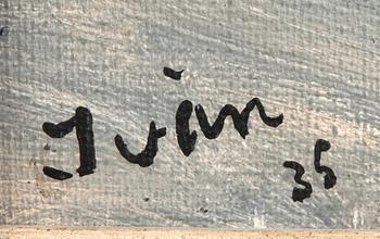 Iván Grünewald, olja på duk signerad.