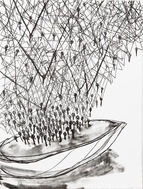 Chiharu Shiota, "Holding Memory", 2017.