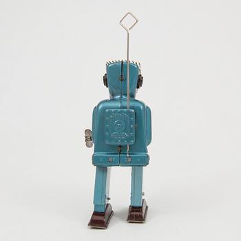 A tinplate Nomura Toys "Ratchet Robot" designed by George Wagner, Japan, 1950s.