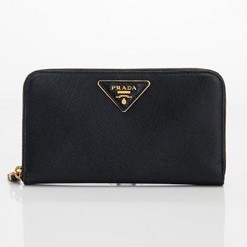 Prada, a wallet.