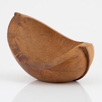 Roland Wilhelmsson, a wooden sculpture, signed and with pencil dated 1987.