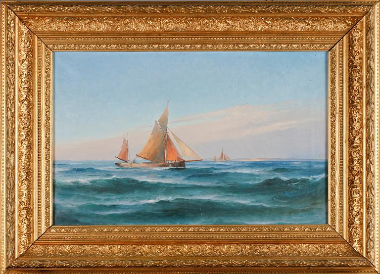 LUDVIG RICHARDE, olja på duk, signerad.
