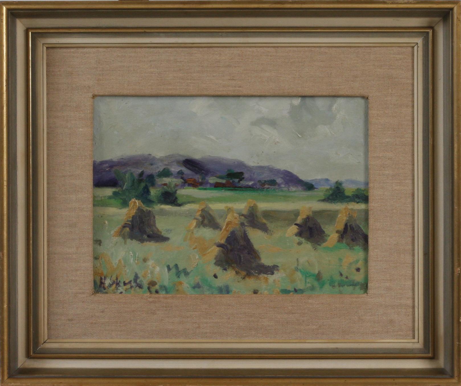 HENRIK SKAGH, olja på duk, sign.