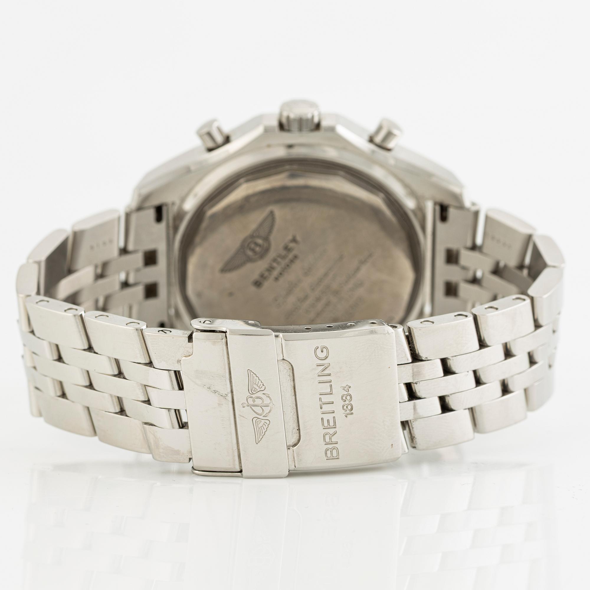 Breitling, Bentley Motors, wristwatch, chronograph, 48.7 mm.