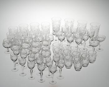 LASISTO, n. 63 osaa, kristallia, todennäköisesti Saksa 1900-luvun puoliväli.