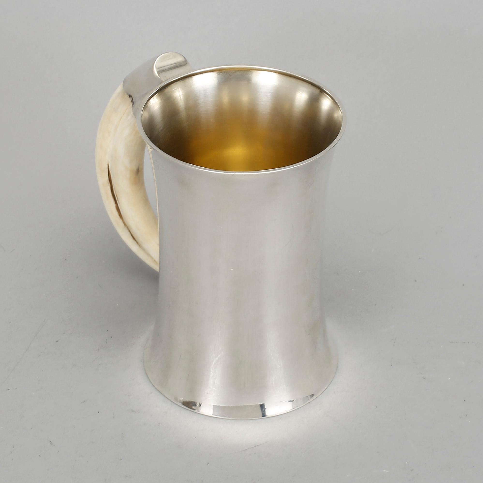 STOP, silver, CG Hallberg, Stockholm 1933. Ca 471 g.