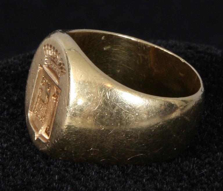 RING, 18K guld, ostämplad.