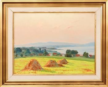 Fritz Kärfve, oil on canvas signed and dated 56.