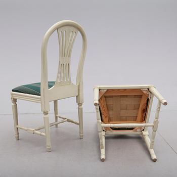 MATGRUPP, 5 delar, gustaviansk stil, 1900-talets slut.