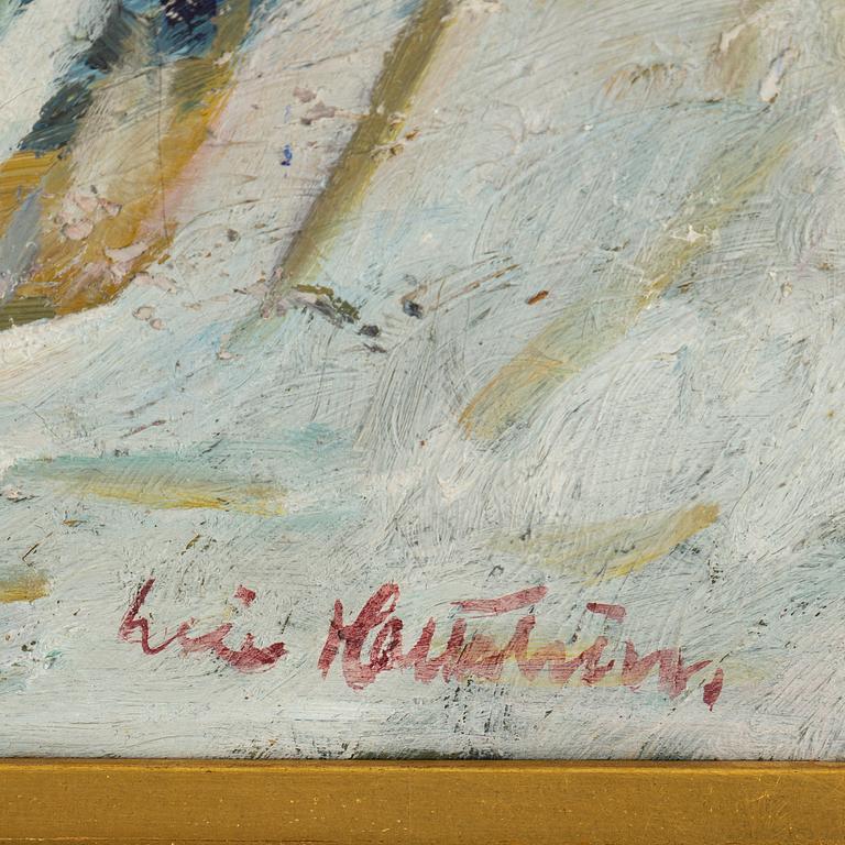 ERIC HALLSTRÖM, oil on canvas, signed.