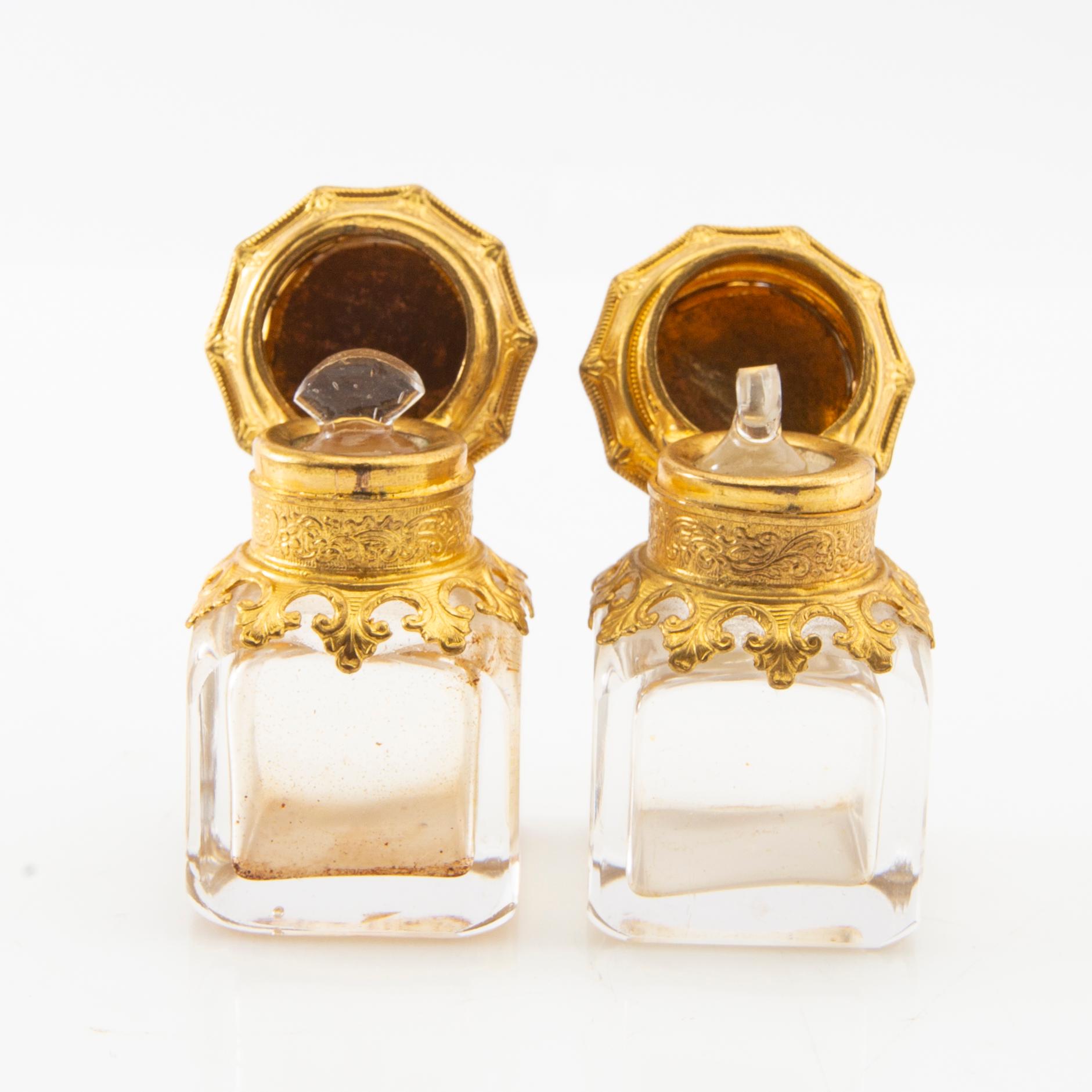 perfume bottles a pair France 1860s.
