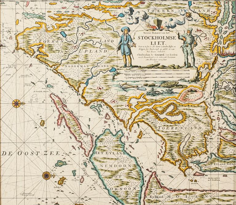 Three maps, second half of the 20th century.