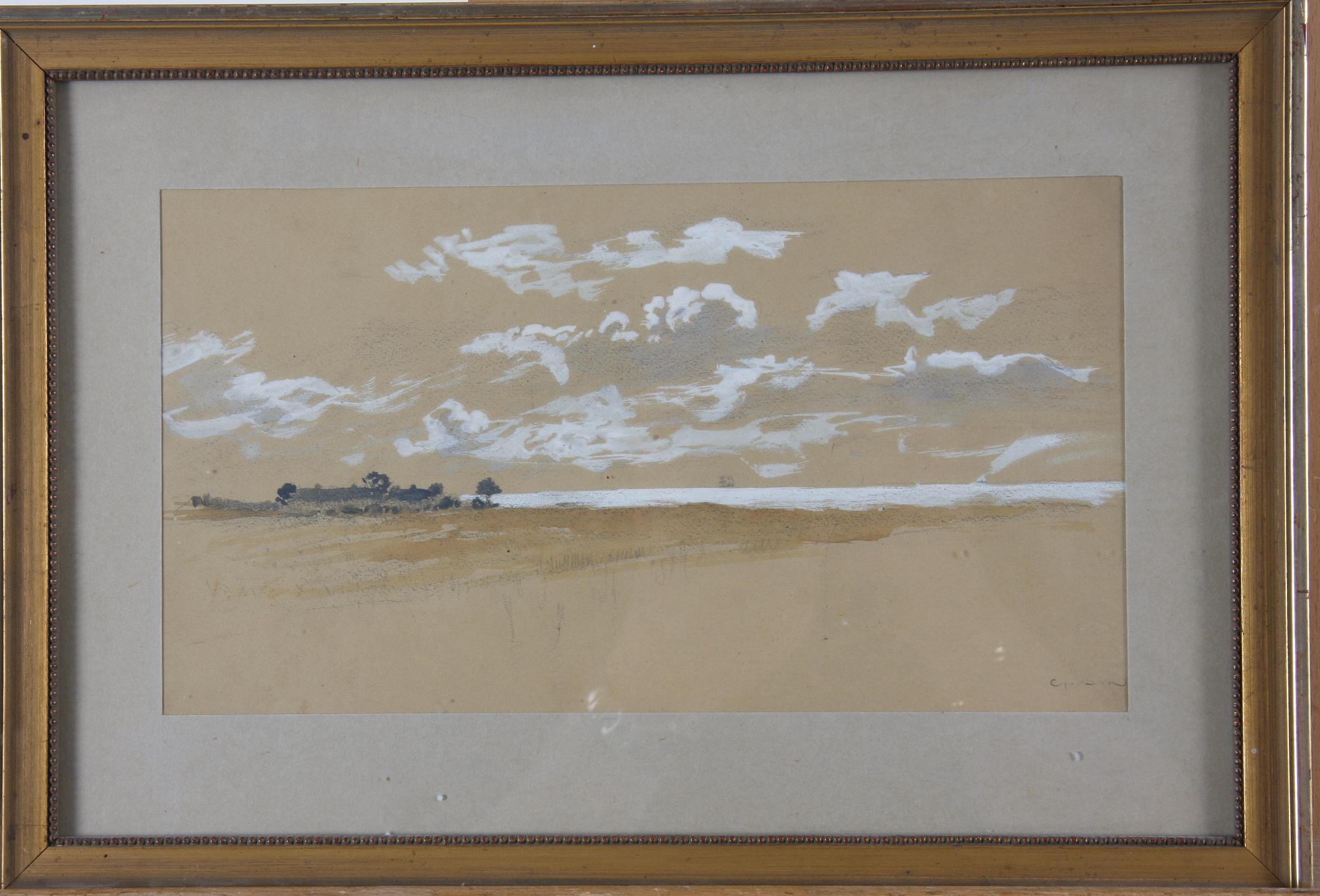 ADRIAN-NILSSON, GÖSTA, gouache, sign.