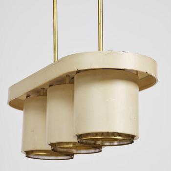 Alvar Aalto, a ceiling lamp model A 203,  Valaisinpaja Finland, 1970s.