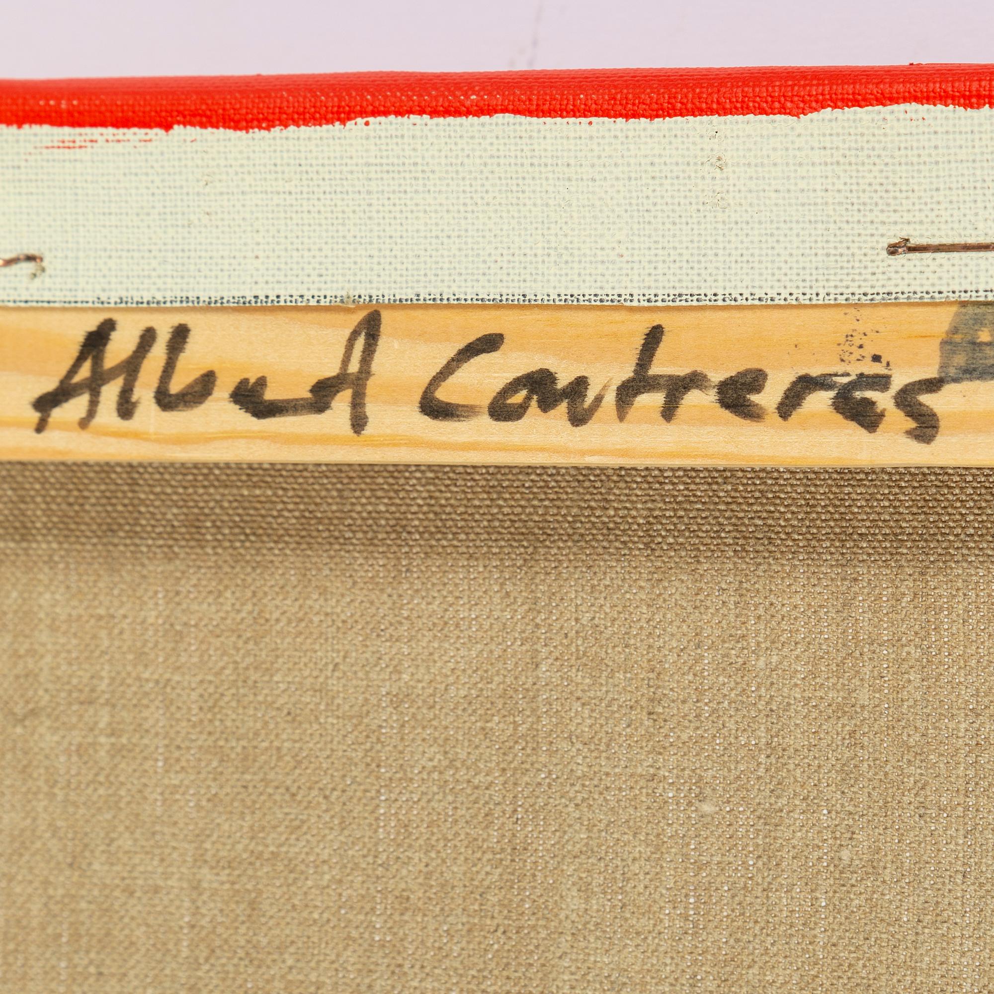 Albert Contreras, oil on canvas. Signed and dated 1968 on verso.