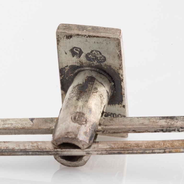 Wiwen Nilsson, manschettknappar och skjortknappar, silver.