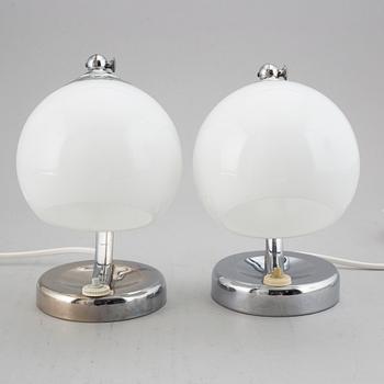 A PAIR OF TABLE LAMPS, 1930's.