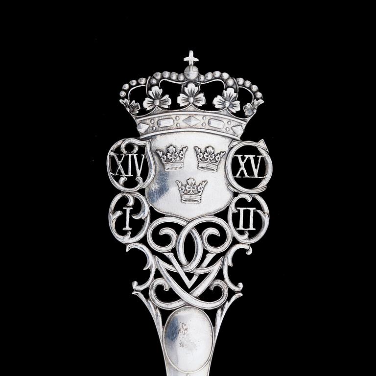 BREVKNIV, silver, K. Anderson, Stockholm, 1914. Totalvikt 38 g.