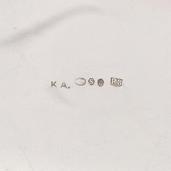 PARTI SILVER, 8 delar, silver, bland annat Tyskland och Sverige, 1900-tal. Vikt ca 289g.