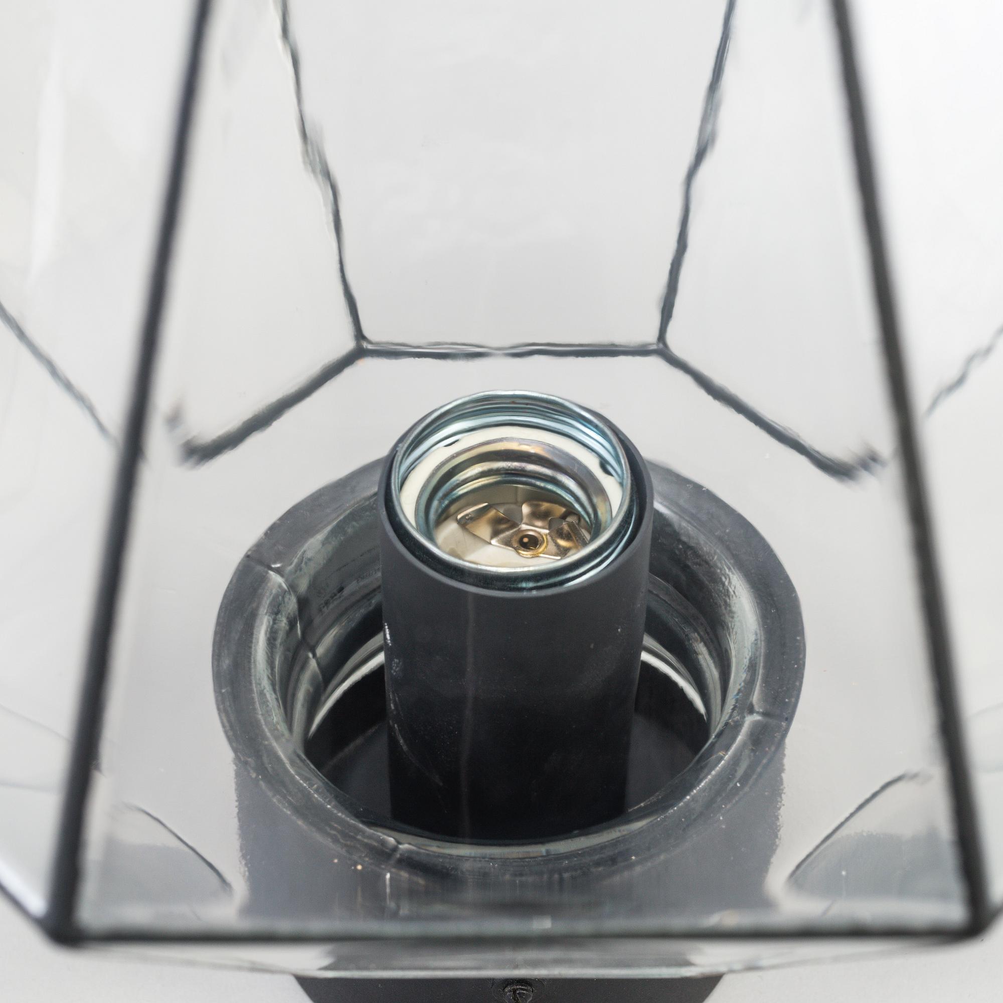TAKLAMPOR, 3 st, Glashütte Limburg, sent 1900-tal.