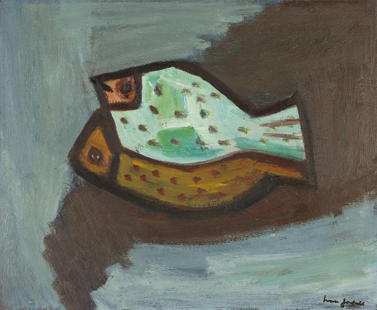 Ivan Jordell, Stilleben med fiskar.