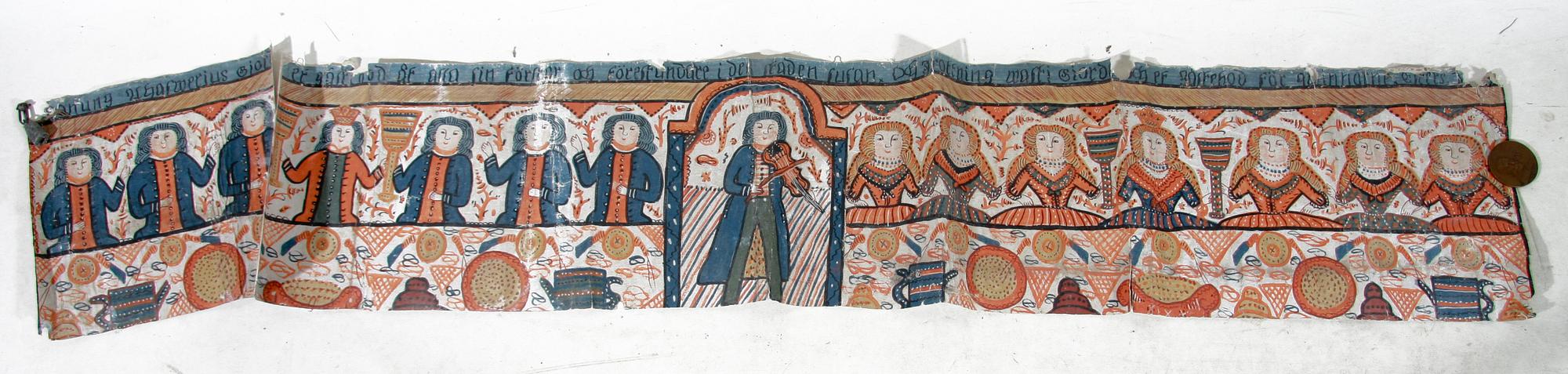 BONAD, papper, allmoge, Sunnebo, 1800-talets första hälft.