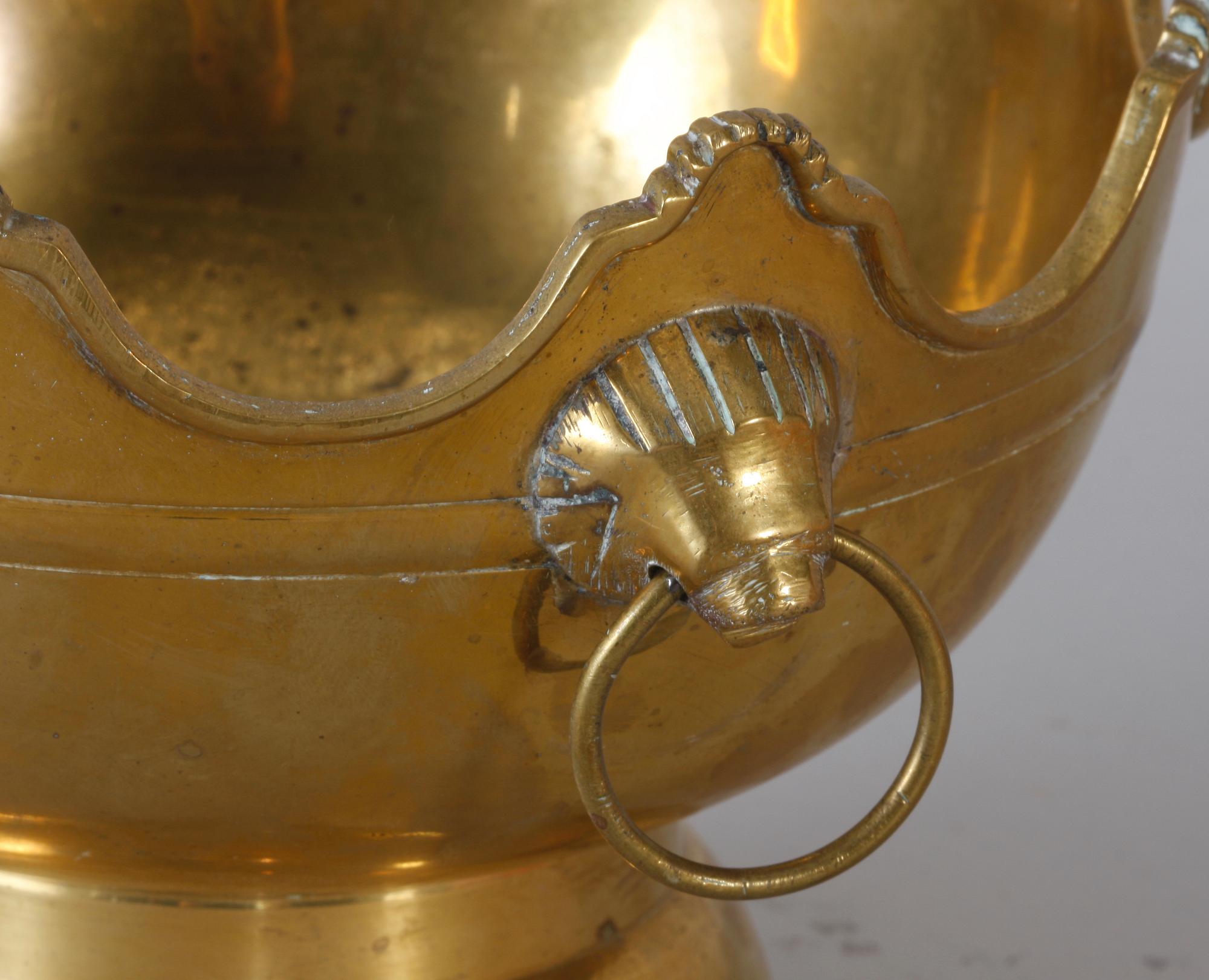 GLASSKÖLJARE. Mässing.