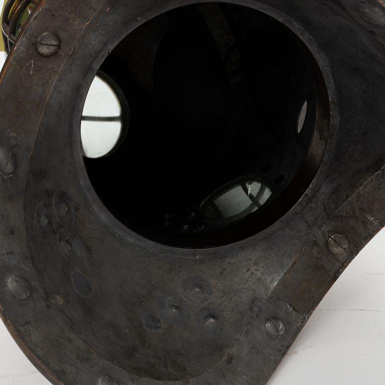 A 12-bolt diving helmet, Siebe Gorman, London, No 15013.